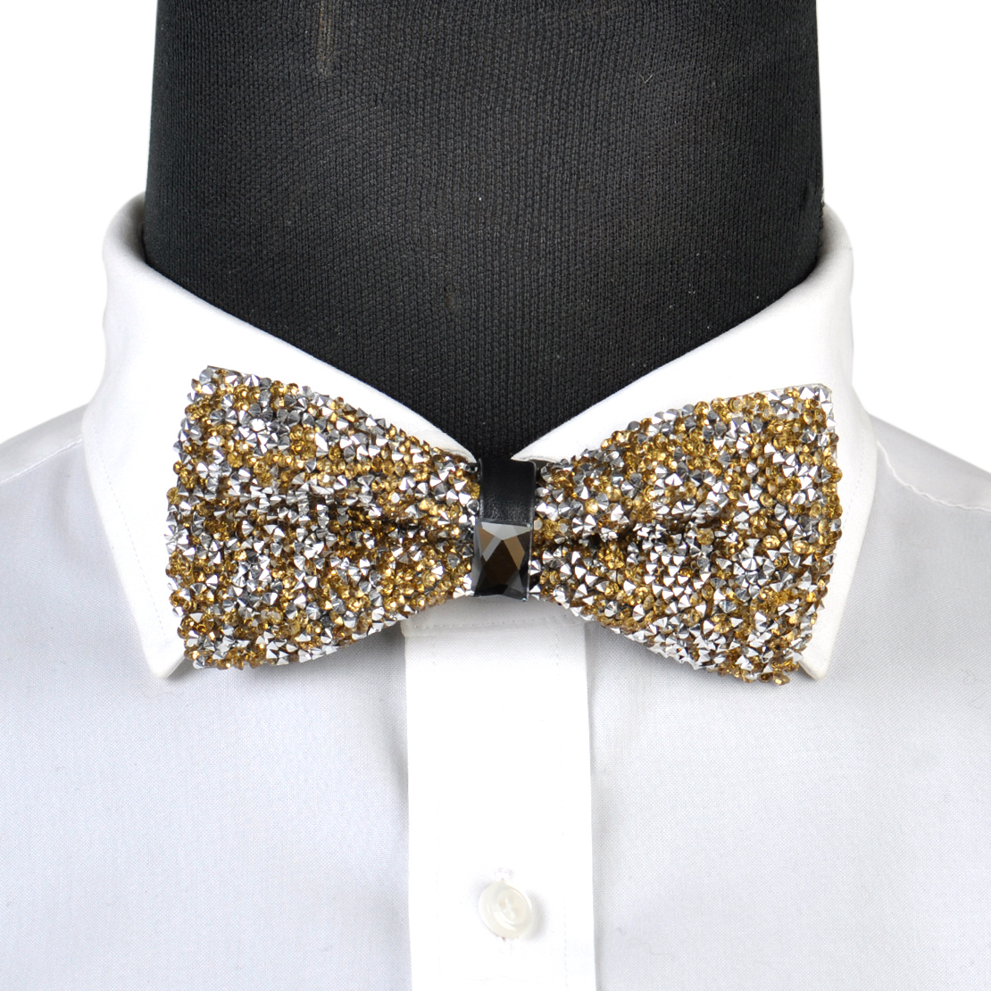 Men Boy Stylish Tie Glitter Crystal Rhinestone Sparkle Adjustable ...