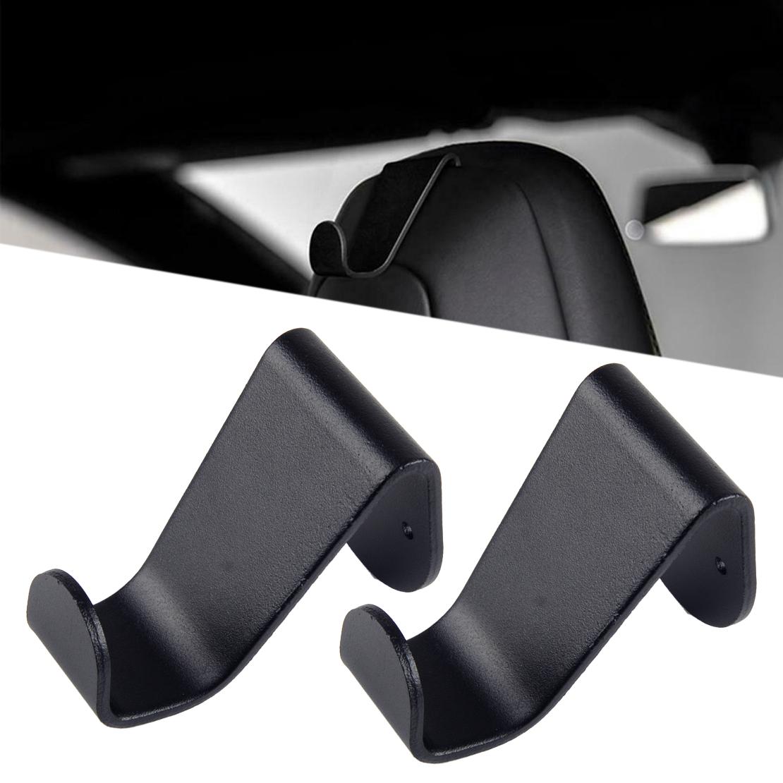 2pcs Aluminum Coat Hook Seatback Hanger Clothes Holder Fit for Tesla ...