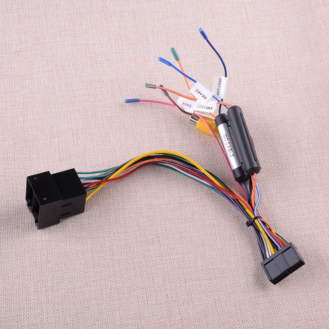 Android ISO Car Stereo Radio Wiring Harness Cable Adapter Universal